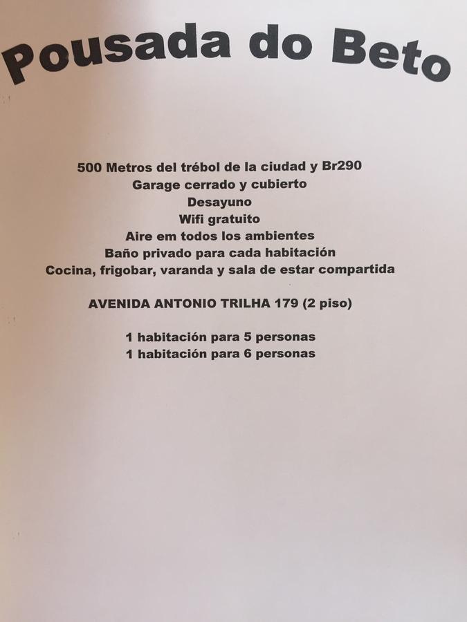 Pousada Do Beto São Gabriel Eksteriør bilde